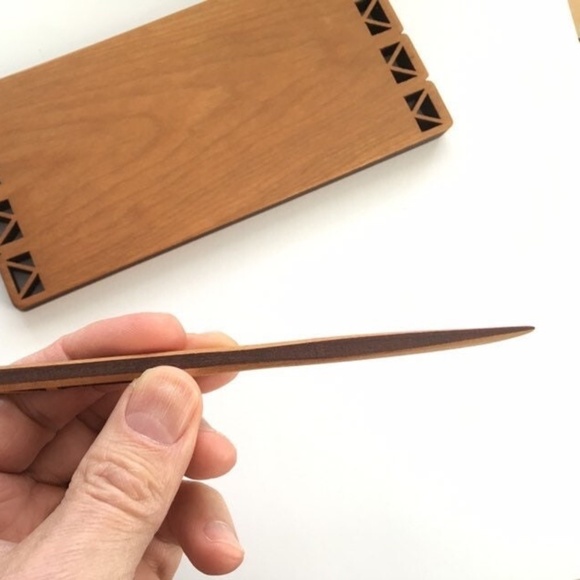 MoonSpoon Butter Board, Handmade Laser cut Cherry Wood. Great For Soft Cheese 🧀 - Picture 8 of 8